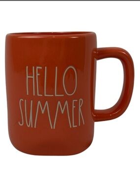 Rae Dunn Orange Hello Summer Mug